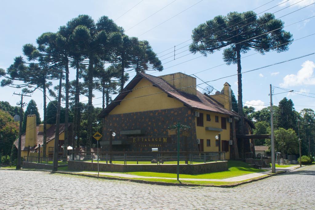 Estalagem Vila Suzana - Quadra De Beach Tennis Indoor Канела Экстерьер фото